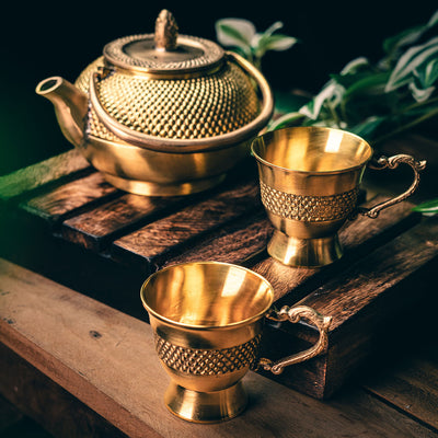 Kansa Premium Bronze Teacups