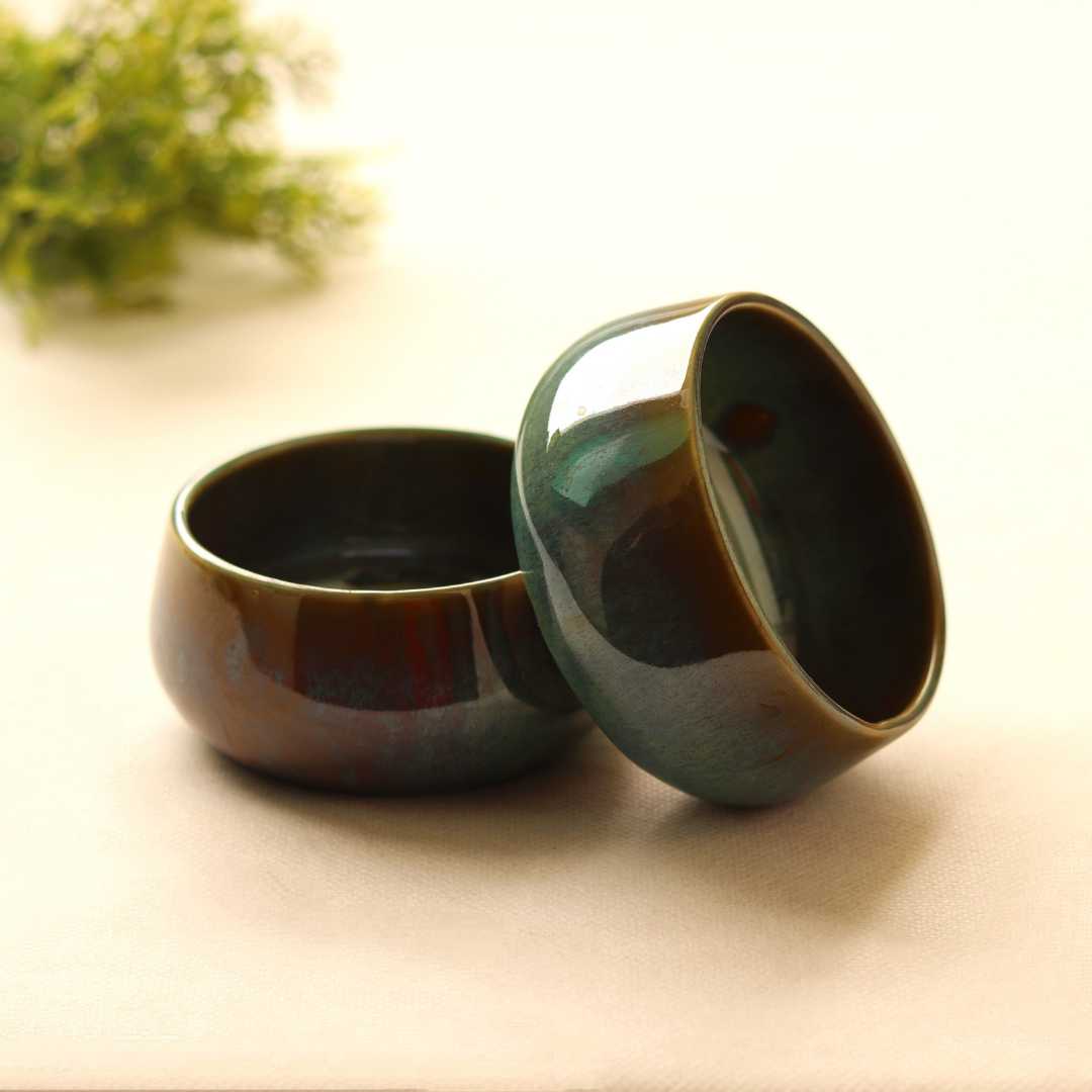 Komal Ceramic Small Pickle Bowl Set of 2 Amalfiee Ceramics