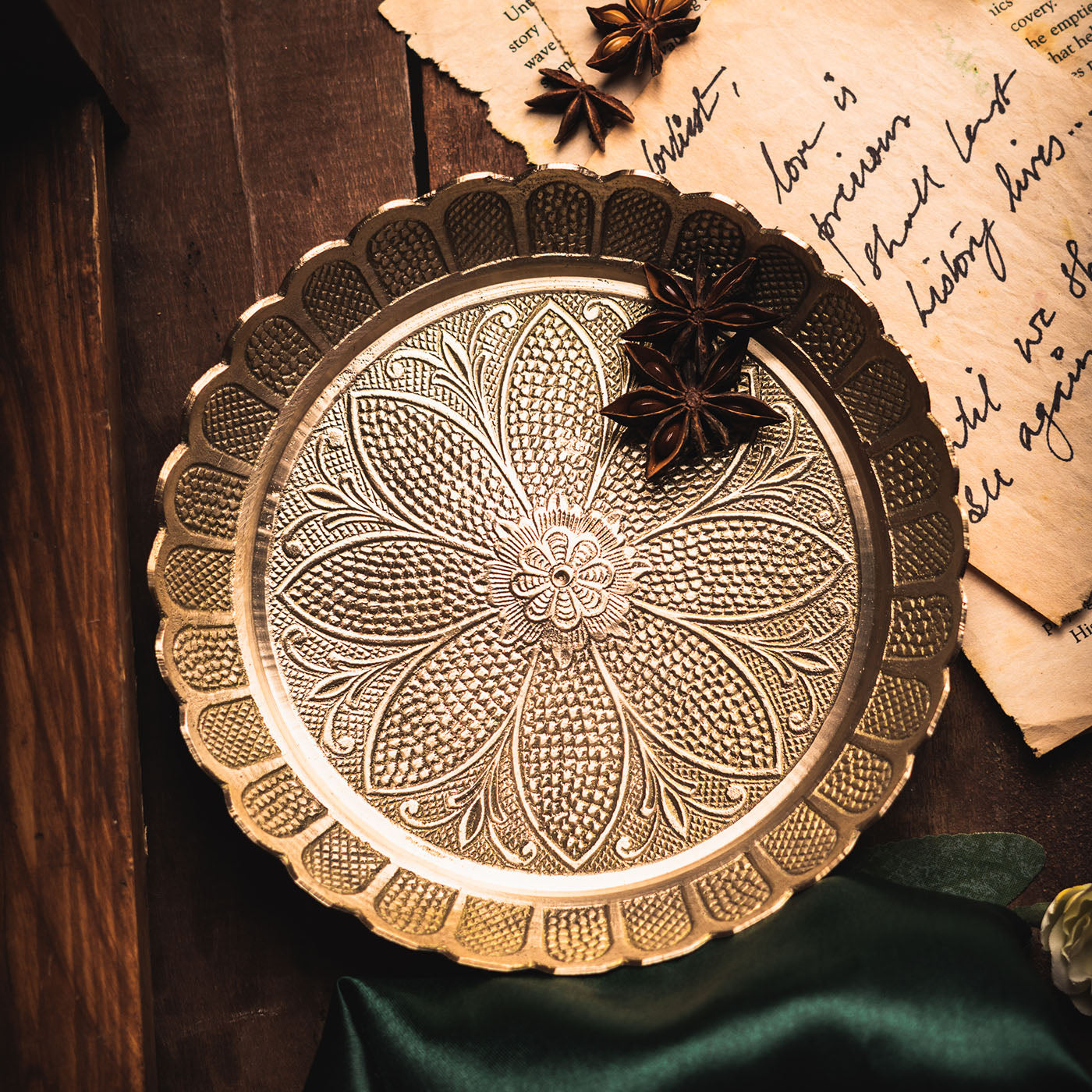 Brass Especial Large Serving Platter