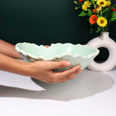 Lemongrass Artistic Ceramic Serving Bowls Amalfiee Ceramics