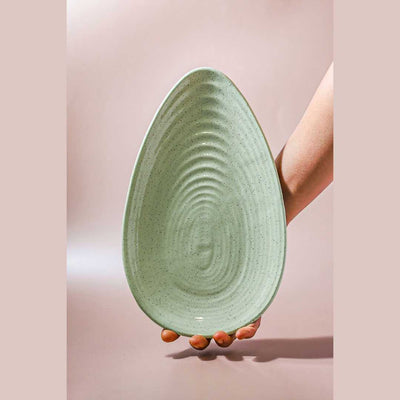 Lemongrass Exclusive Ceramic Oval Serving Platter Amalfiee Ceramics