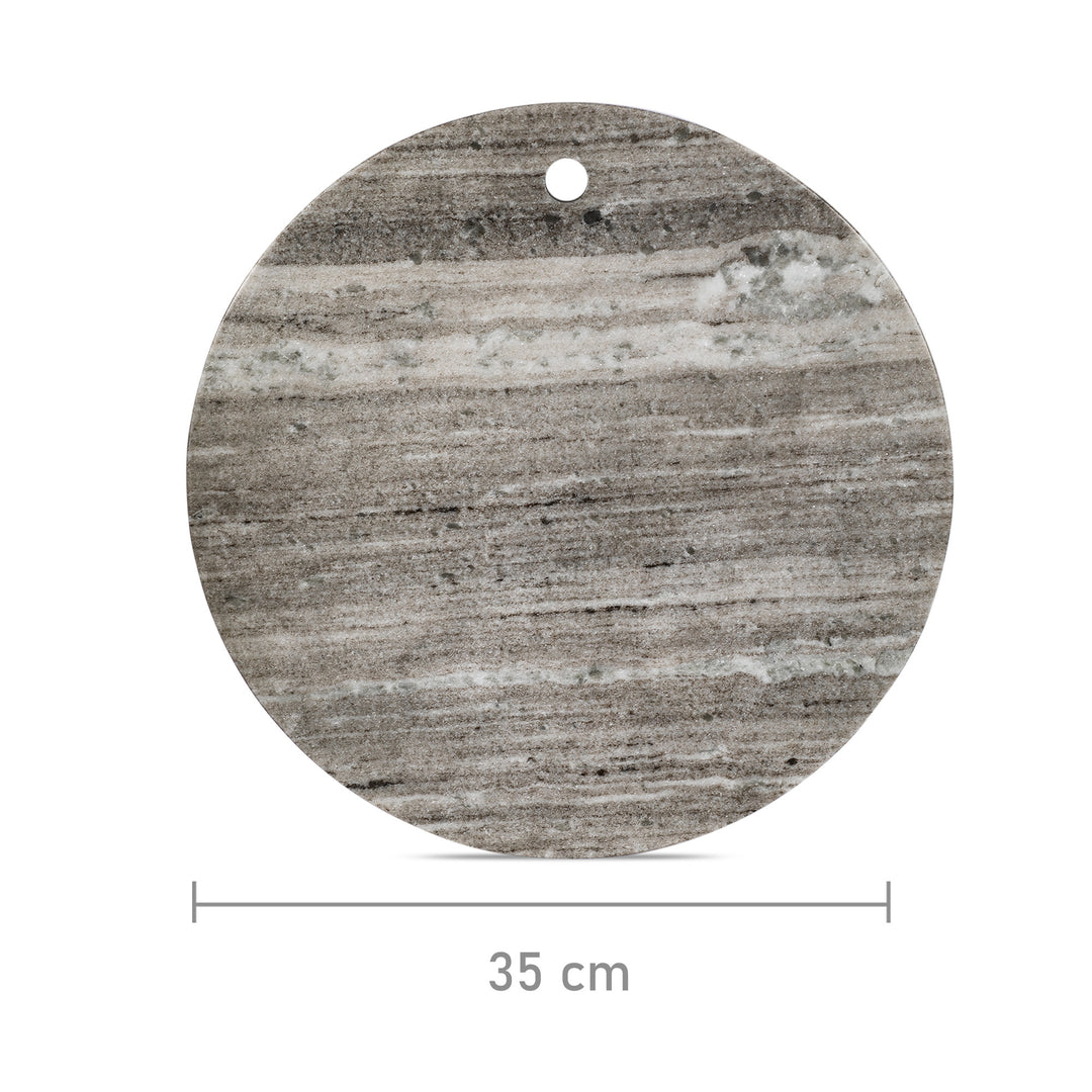 Marbluxe Circular Chopping and Serving Board