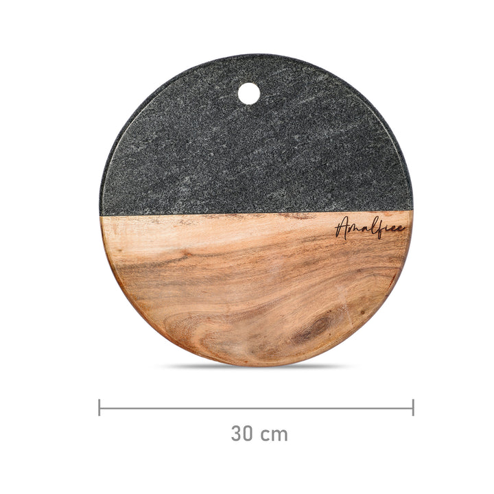 Marbluxe Circular Chopping and Serving Board