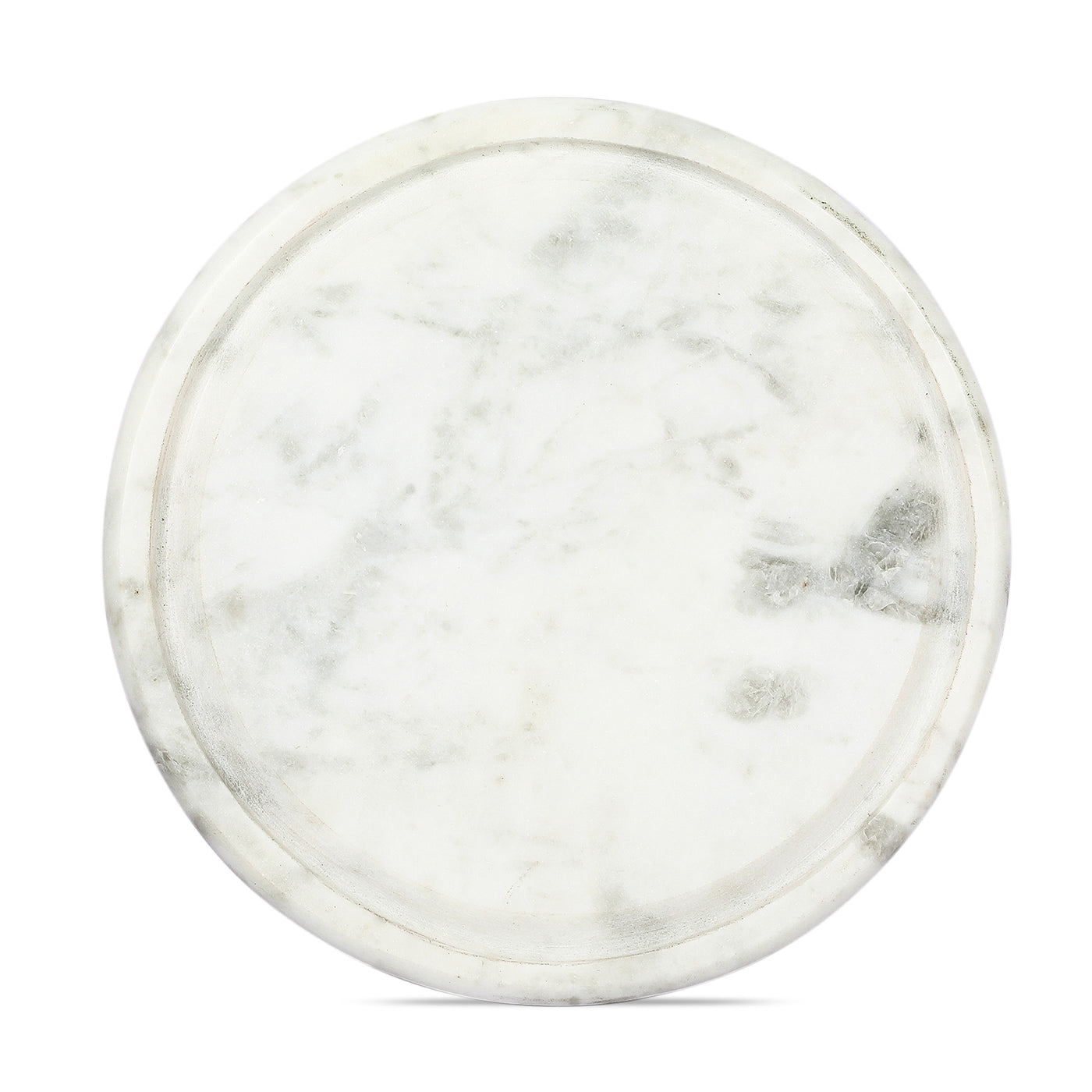Marbluxe Circular Serving Board with Glass Cover