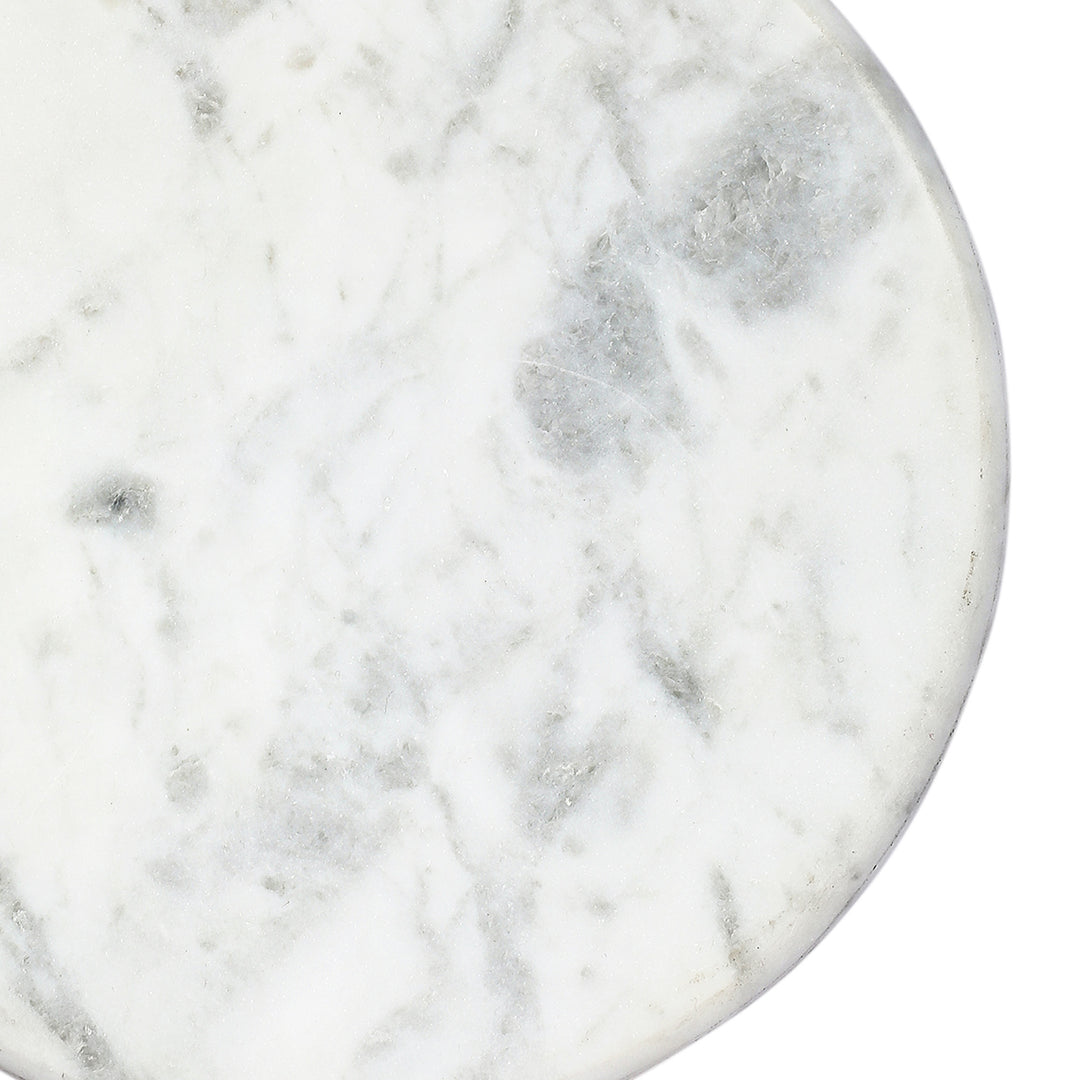 Marbluxe Circular Serving Board with Glass Cover Set of 2