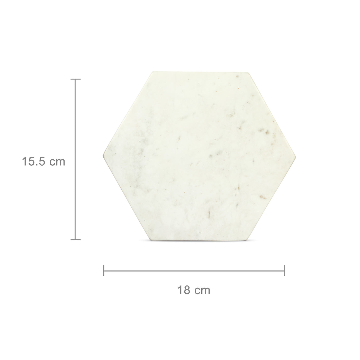 Marbluxe Light Hexagon Chopping and Serving Board