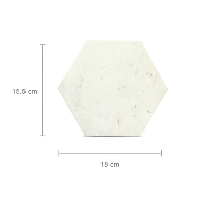 Marbluxe Light Hexagon Chopping and Serving Board