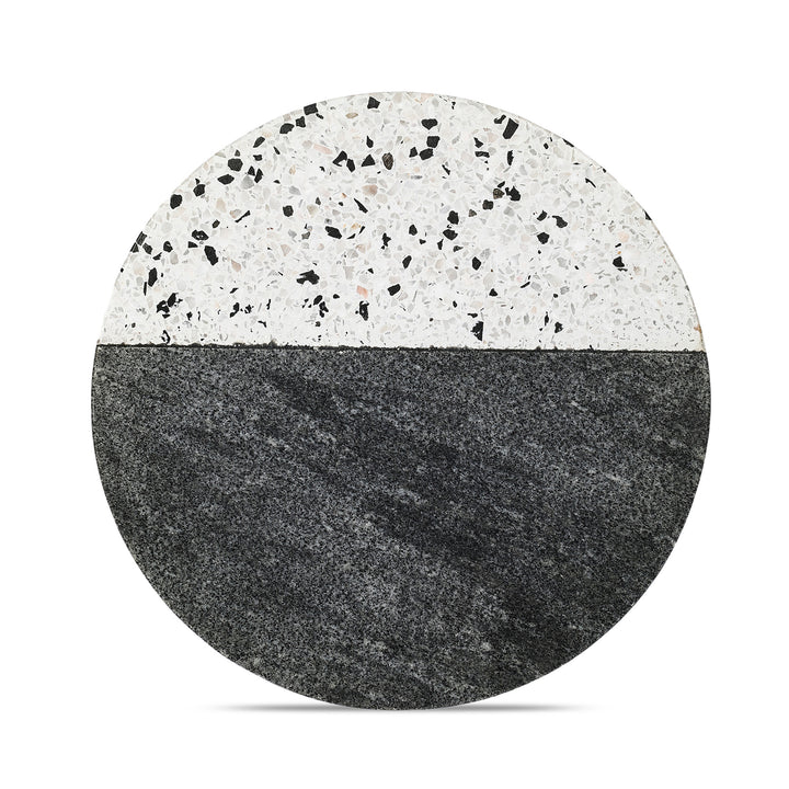 Marbluxe Marble Fusion Circular Chopping and Serving Board