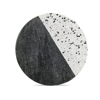 Marbluxe Marble Fusion Circular Chopping and Serving Board