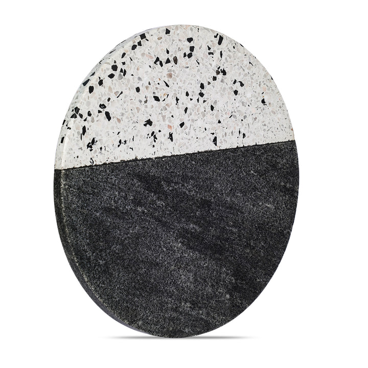Marbluxe Marble Fusion Circular Chopping and Serving Board