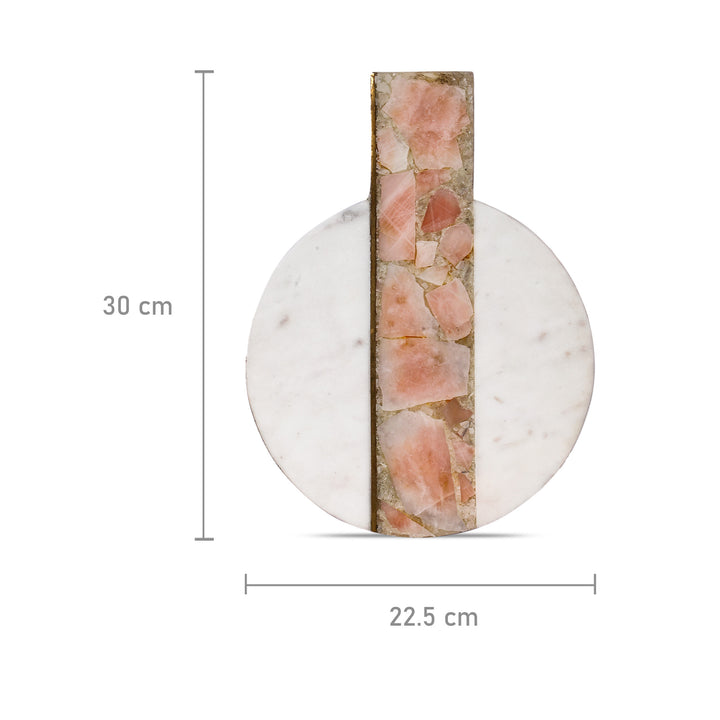 Marbluxe Marble Fusion Pan Shaped Serving Board
