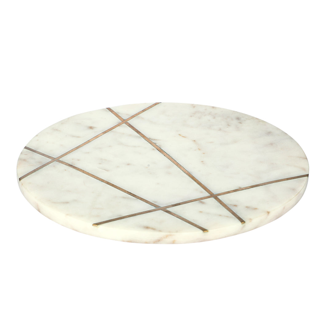 Marbluxe Wabi-Sabi Circular Chopping and Serving Board