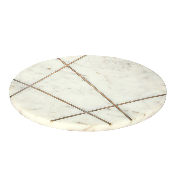 Marbluxe Wabi-Sabi Circular Chopping and Serving Board