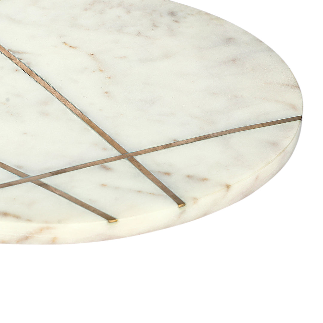 Marbluxe Wabi-Sabi Circular Chopping and Serving Board