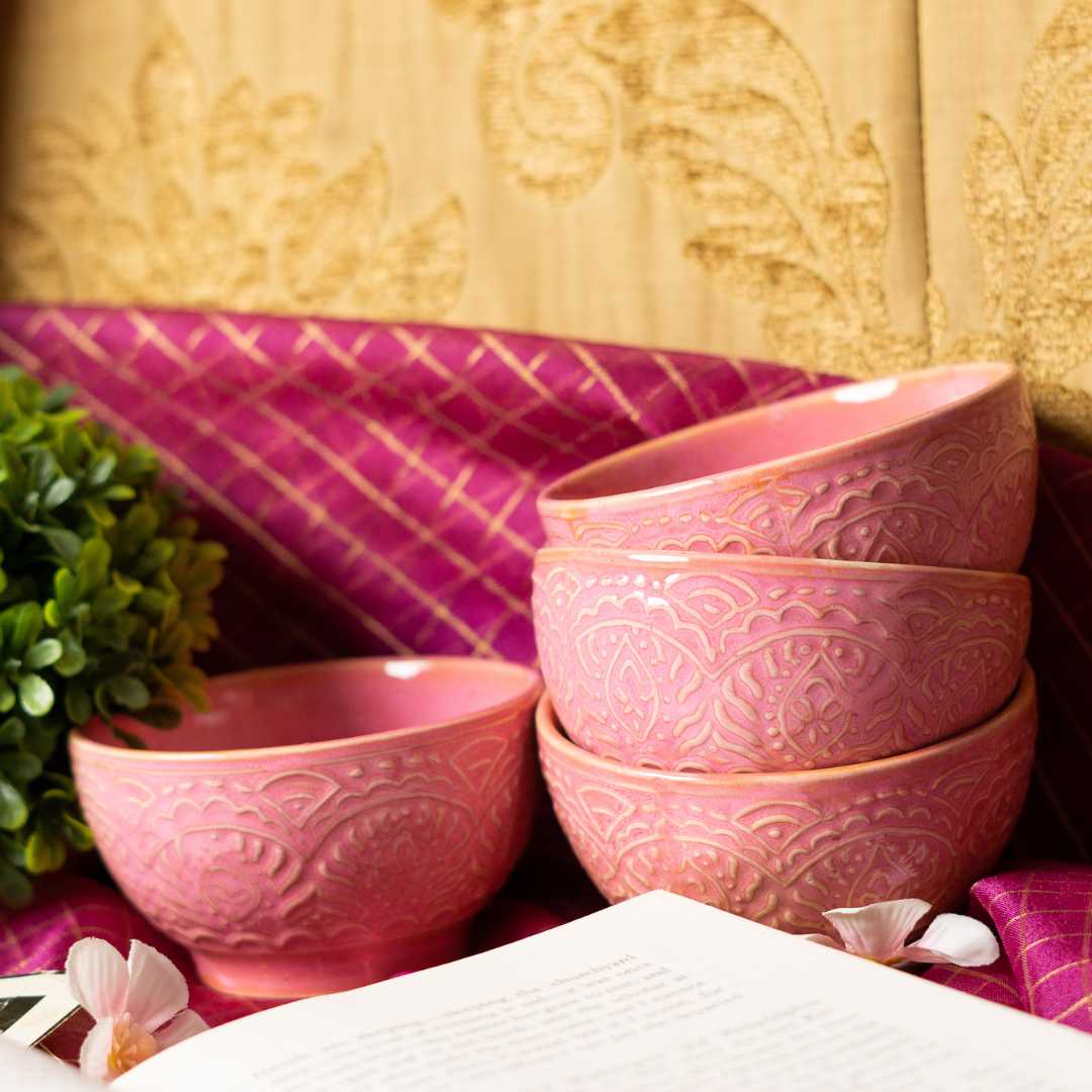 Miami Ceramic Soup Bowl Set of 4 Amalfiee Ceramics