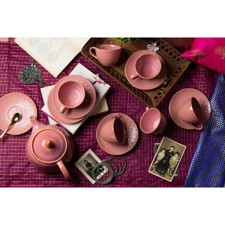 Miami Ceramic Tea Set of 5pcs Amalfiee Ceramics