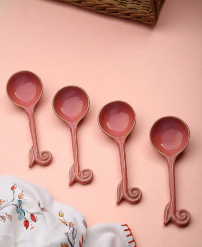 Miami Premium Ceramic Spoon Set of 4 Amalfiee Ceramics