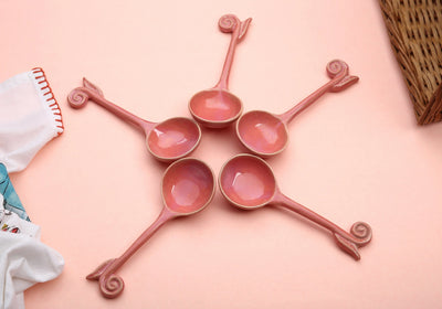 Miami Premium Ceramic Spoon Set of 6 Amalfiee Ceramics