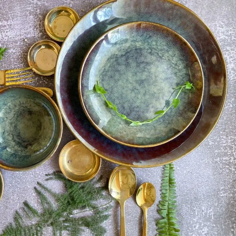 Navhara Ceramic Dinner Plates Set of 6 Amalfiee_Ceramics