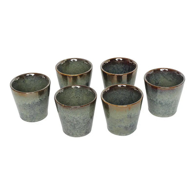 Navhara Ceramic Drinking Glasses Set of 4 Amalfiee Ceramics