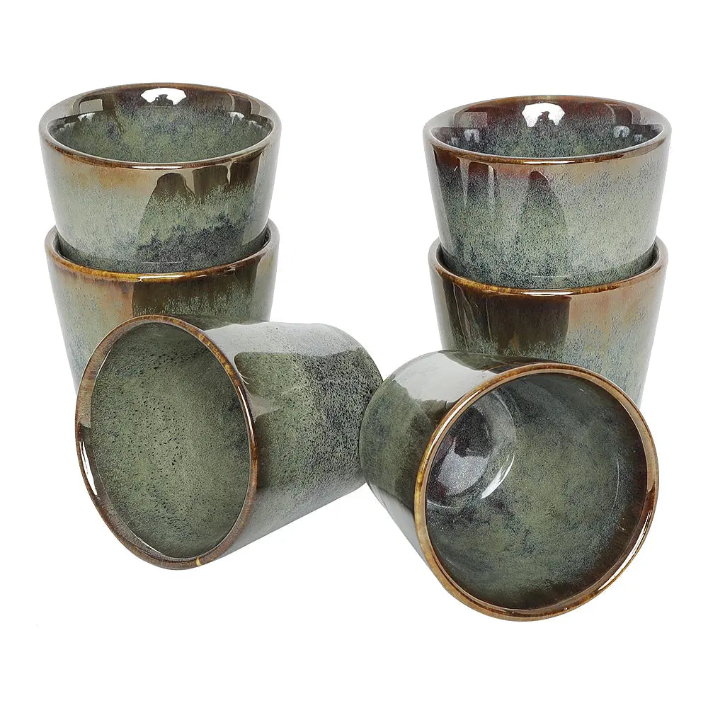 Navhara Ceramic Drinking Glasses Set of 4 Amalfiee Ceramics