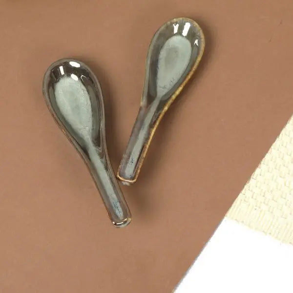 Navhara Ceramic Soup Spoon Set of 4 Amalfiee Ceramics