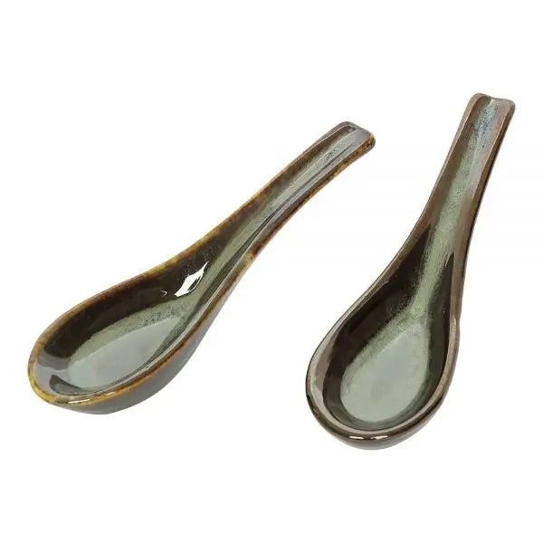 Navhara Ceramic Soup Spoon Set of 6 Amalfiee Ceramics