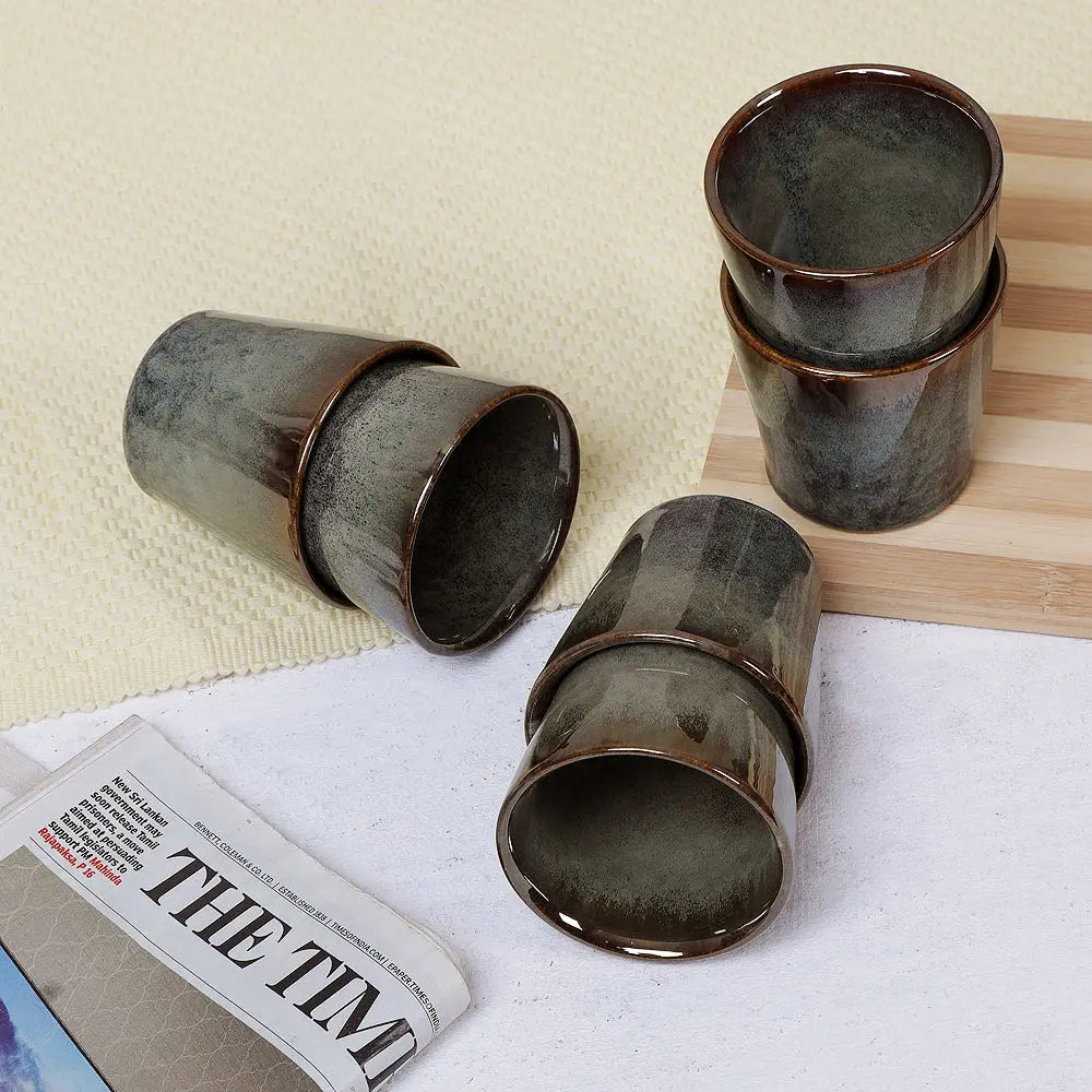 Navhara Ceramics Drinking Glasses Set of 2 Amalfiee Ceramics