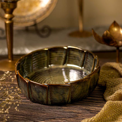 Navhara Exclusive Round Serving Bowl Amalfiee Ceramics