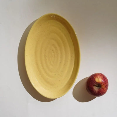 PInacolada Exclusive Ceramic Oval Platter Amalfiee Ceramics