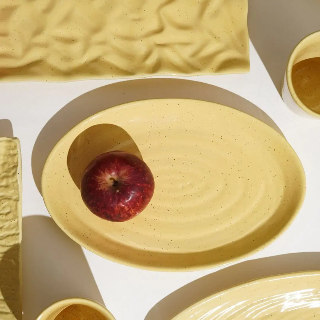 PInacolada Exclusive Ceramic Oval Platter Amalfiee Ceramics