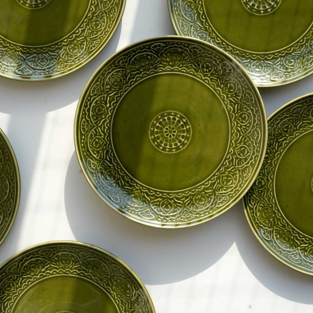 Paris Exclusive Ceramic Dinner Plates Set of 2 Amalfiee Ceramics