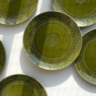 Paris Exclusive Ceramic Dinner Plates Set of 6 Amalfiee Ceramics