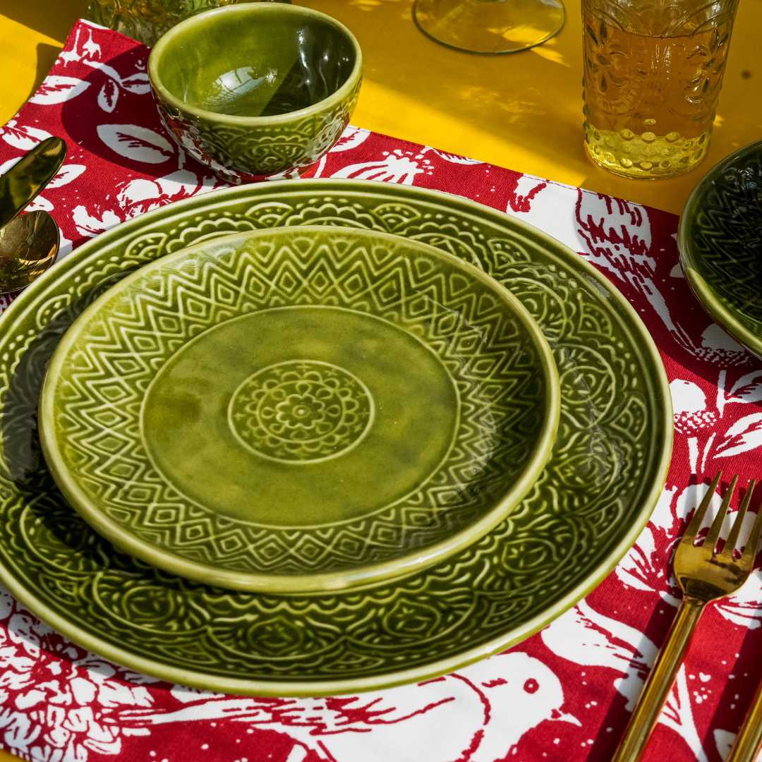 Paris Exclusive Ceramic Dinner Plates Set of 6 Amalfiee Ceramics