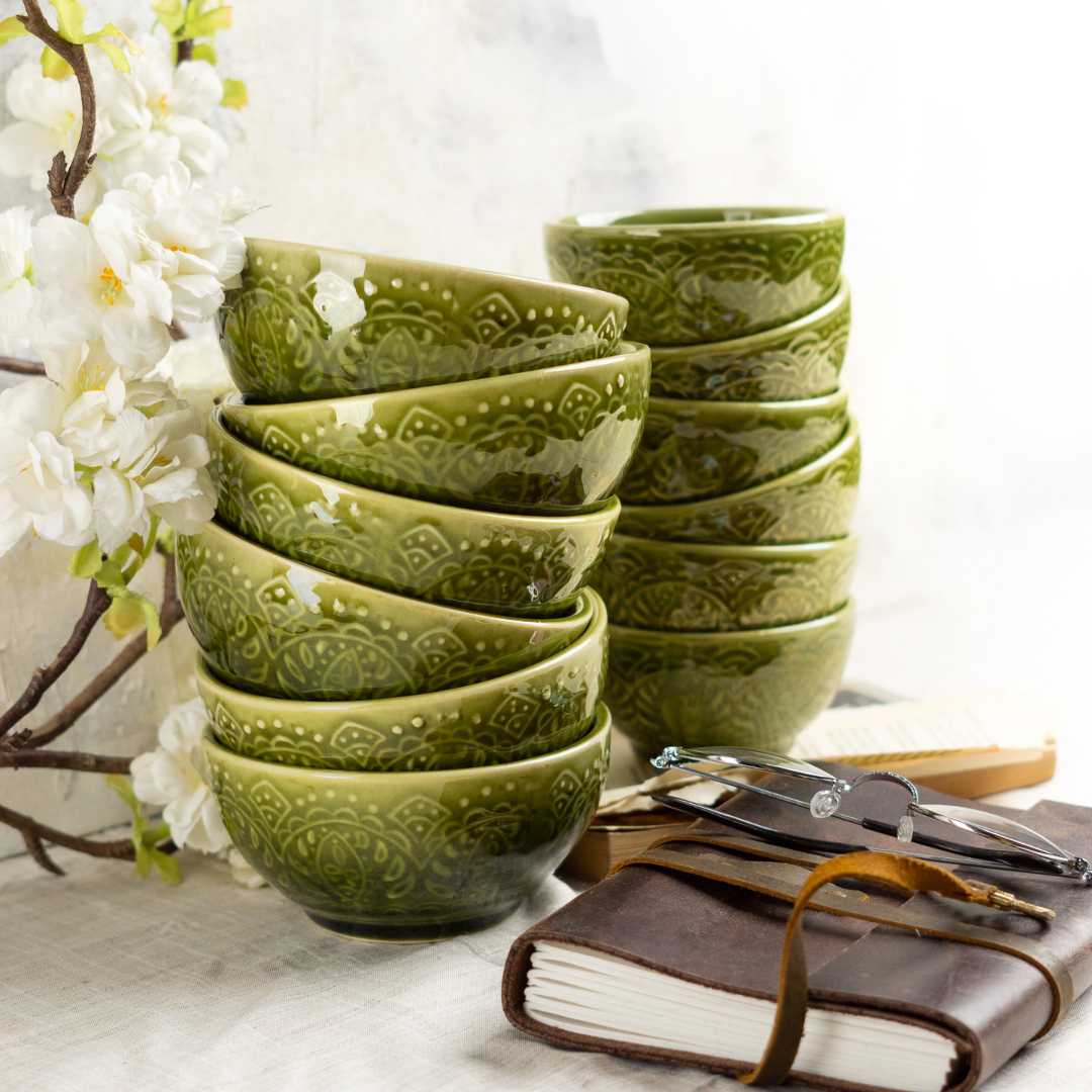 Paris Exclusive Ceramic Portion Bowl Set of 6 Amalfiee Ceramics