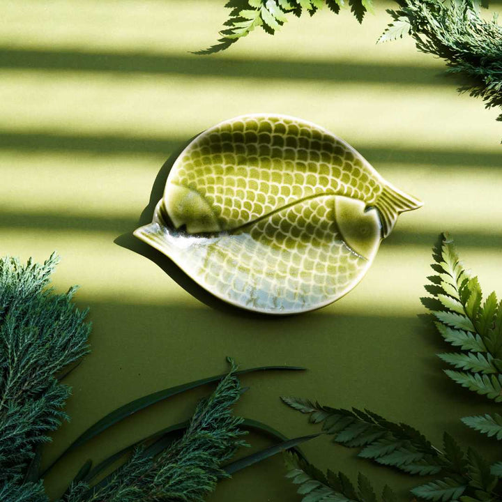 Paris Exclusive Small Double Fish Ceramic Platter Amalfiee Ceramics