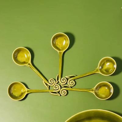 Paris Premium Ceramic Spoon Set of 6 Amalfiee Ceramics