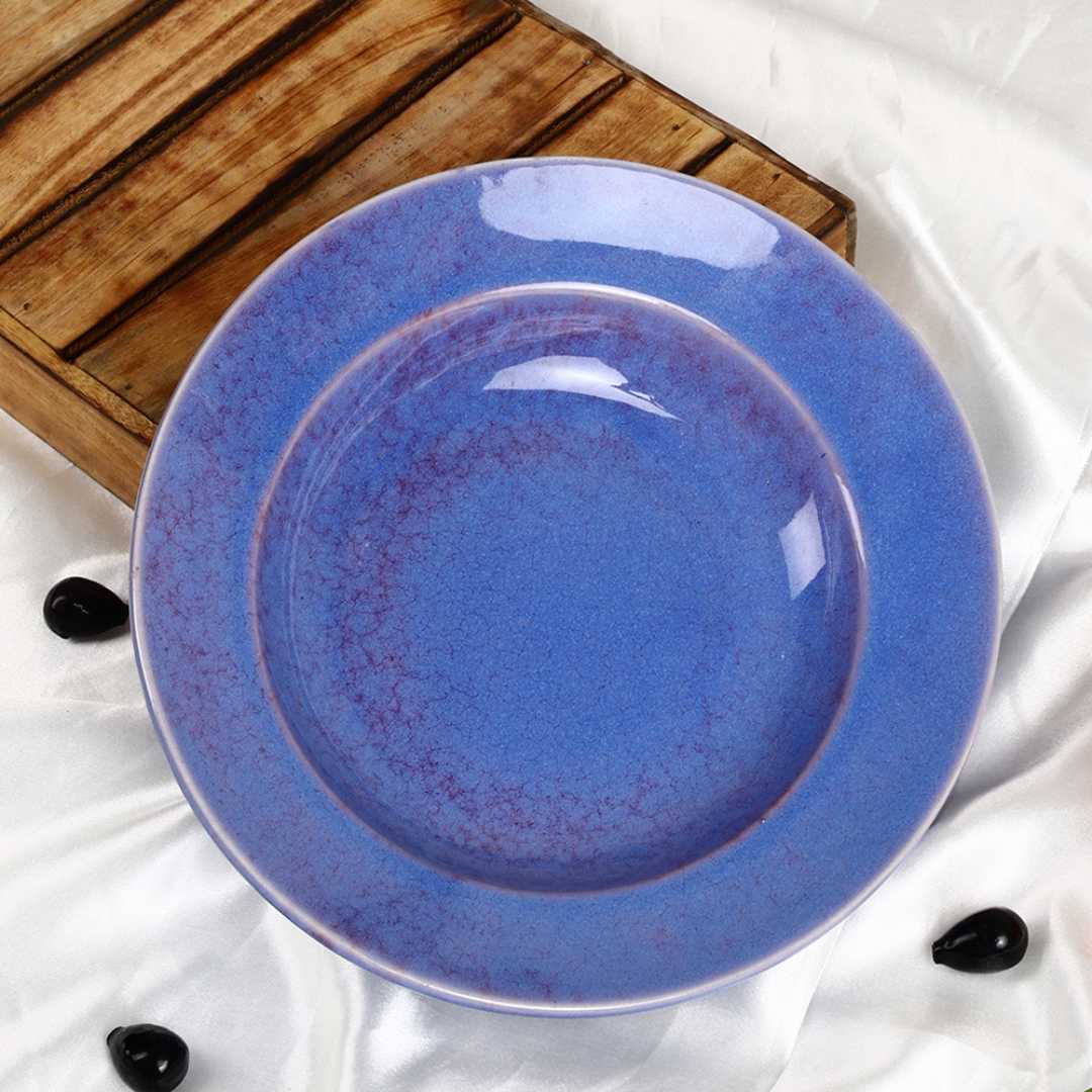 Periwinkle Ceramic Dinner Set of 82 Pcs Amalfiee Ceramics