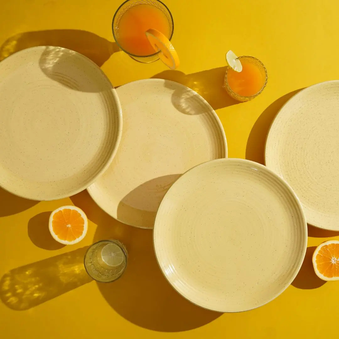 Pinacolada Ceramic Dinner Plates set of 4 Amalfiee Ceramics