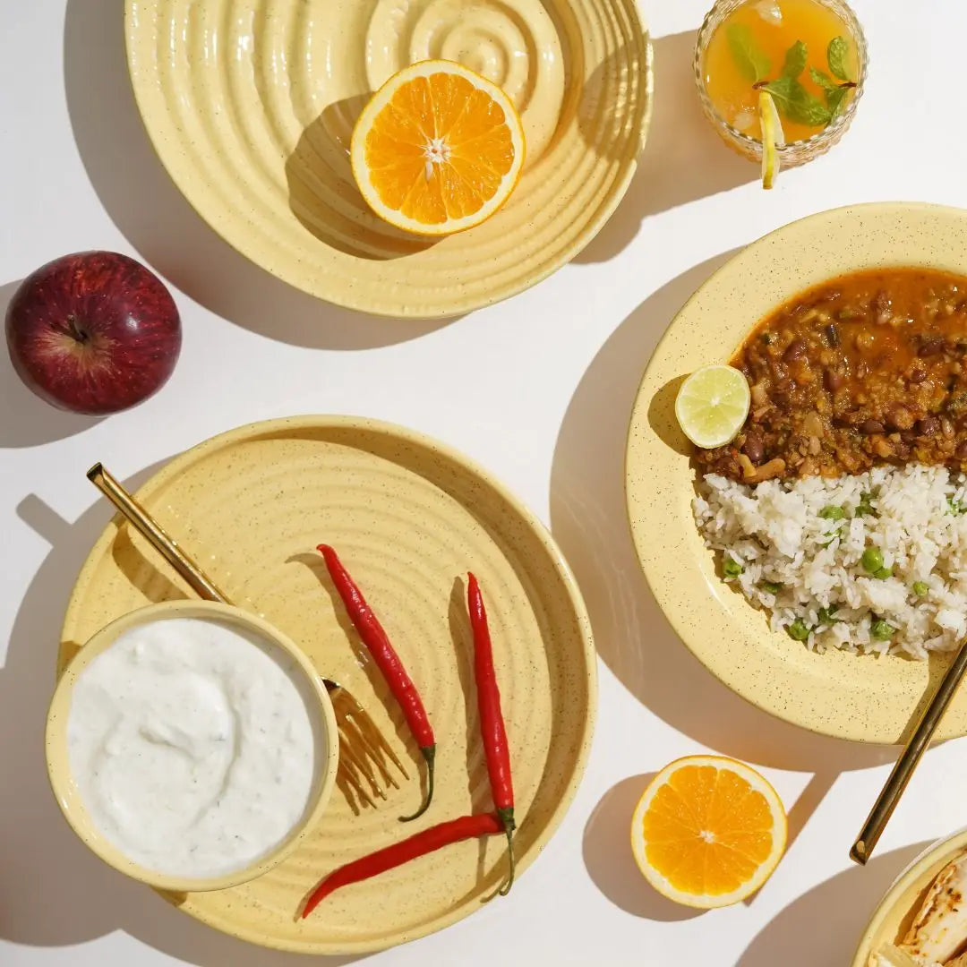 Pinacolada Ceramic Dinner Set of 82pcs Amalfiee Ceramics