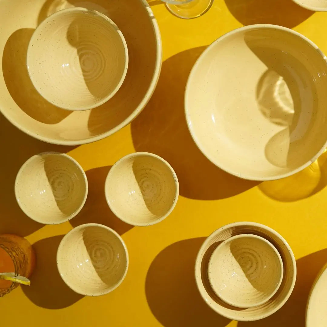 Pinacolada Ceramic Portion Bowl Set of 2 Amalfiee Ceramics