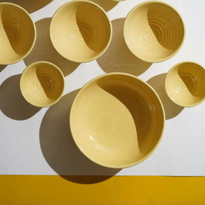 Pinacolada Ceramic Soup Bowl Set of 4 Amalfiee Ceramics