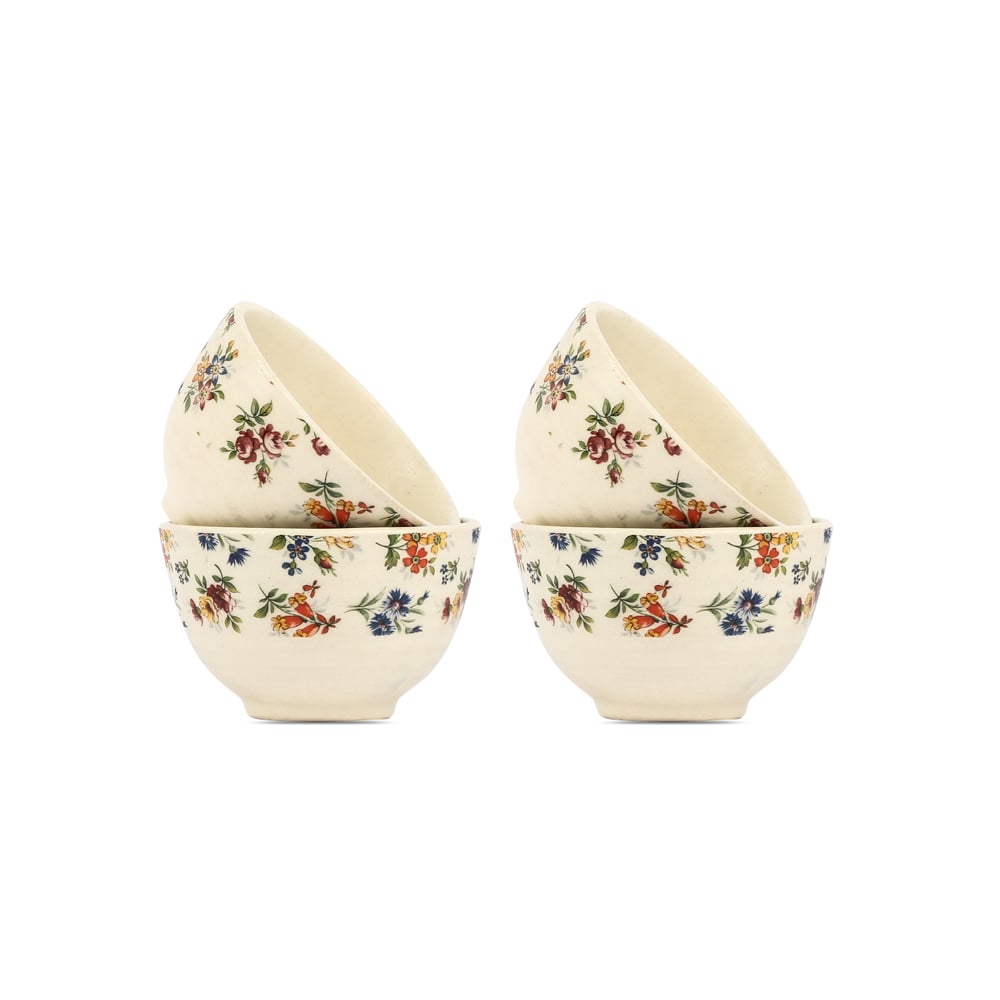 Eden's Bloom Floral Ceramic Portion Bowls