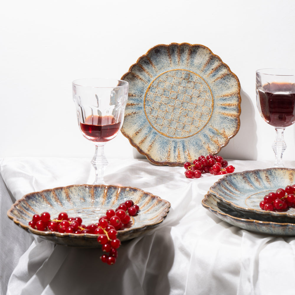 Oshin Exclusive Ceramic Large Round Platter