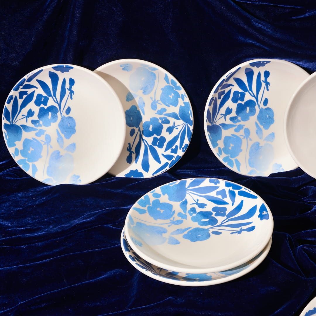 Blue ivy Ceramic Dinner Set of 28 pcs