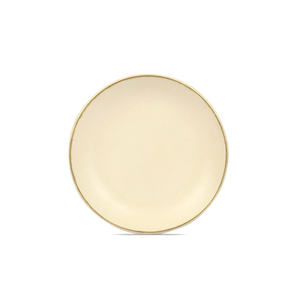 Zunair 24K Gold Ceramic Quarter Plate