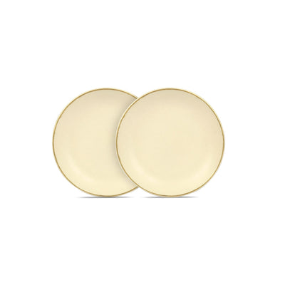 Zunair 24K Gold Ceramic Quarter Plate