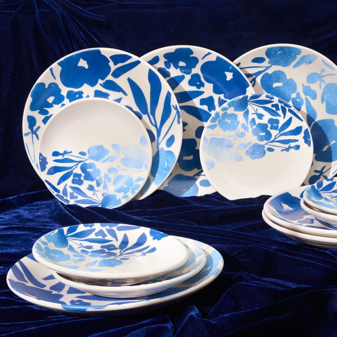 Blue Ivy Ceramic Quarter Plate