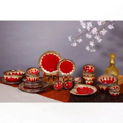 Raajsi Ceramic Dinner Set of 54 Pcs Amalfiee Ceramics