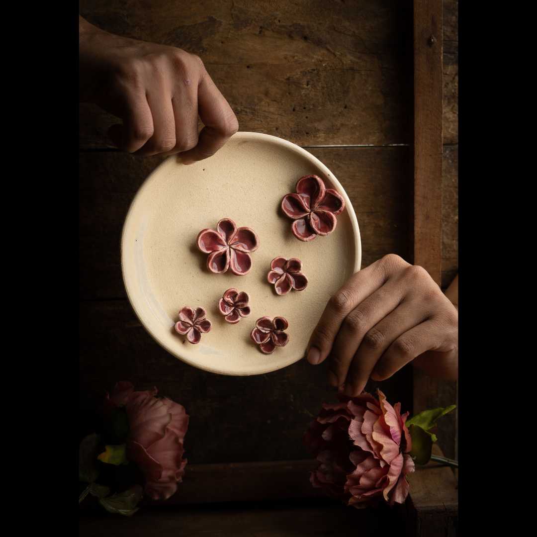 Rivaayat Ceramic Artistic Wall Plate Amalfiee Ceramics